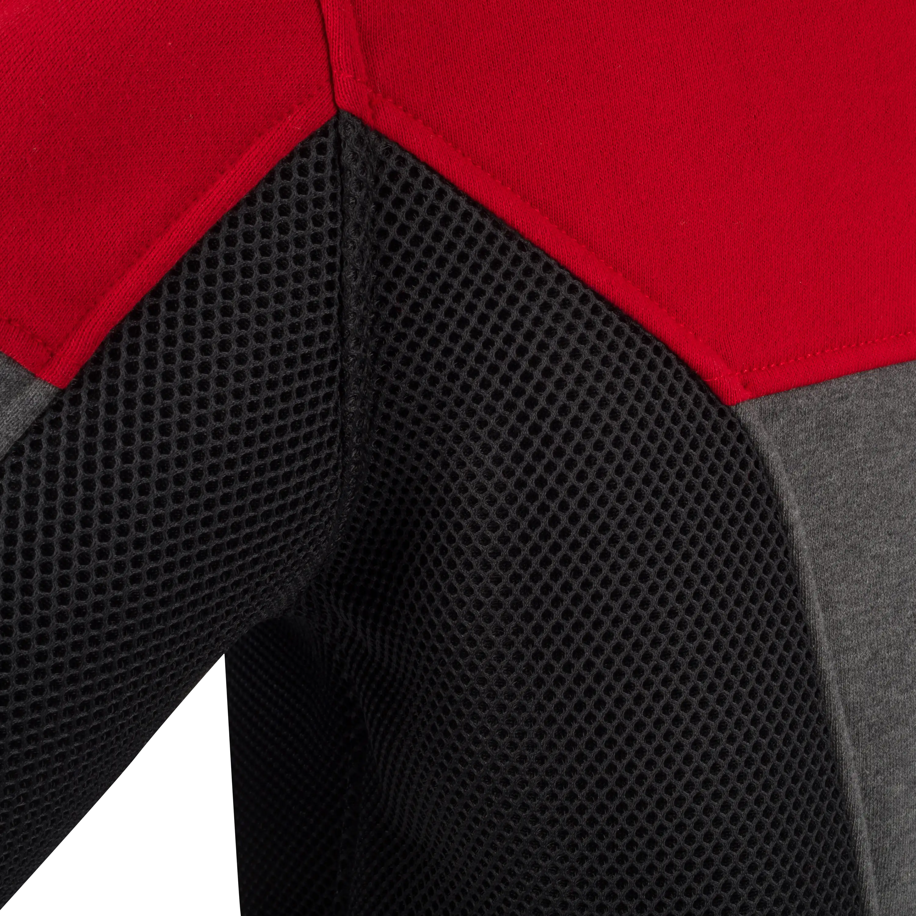 HOODIZ VENTED Anthracite/Rouge - Image 4