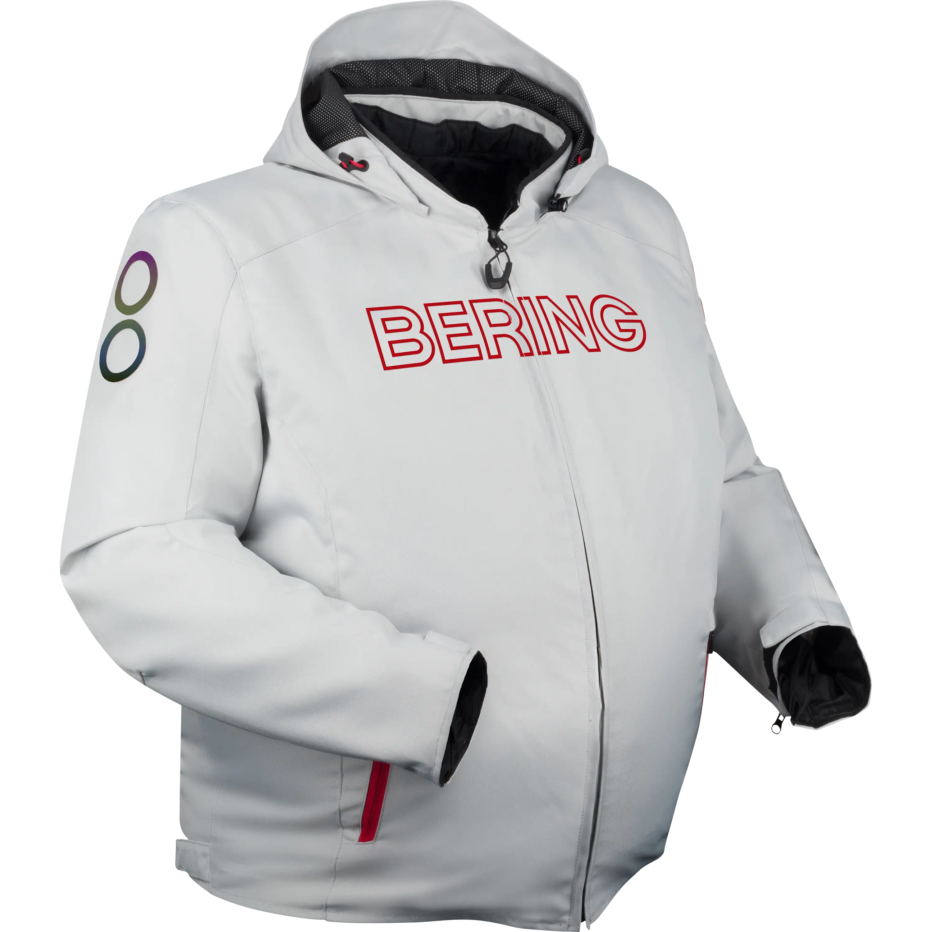 WARWICK KING SIZE Gris Clair/Rouge